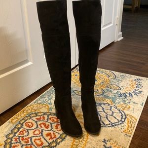 Journee Collection over the knee black boots